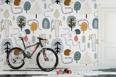 Tapeta ścienna dla dzieci w stylu skandynawskim
