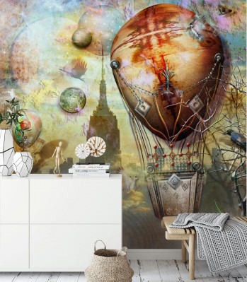 Fototapeta Balony nad miastem