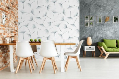 Fototapeta Bezszwowe tło z nasion mniszka lekarskiego 