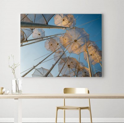 Obraz na płótnie Parasole w Salonikach