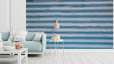 Fototapeta Modernistyczne tło do salonu w stylu Wabi Sabi