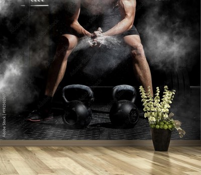 Fototapeta Trening w siłowni