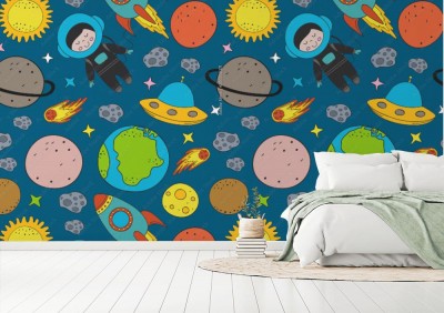 dla-dzieci-chlopiec-astronauta-w-kosmosie