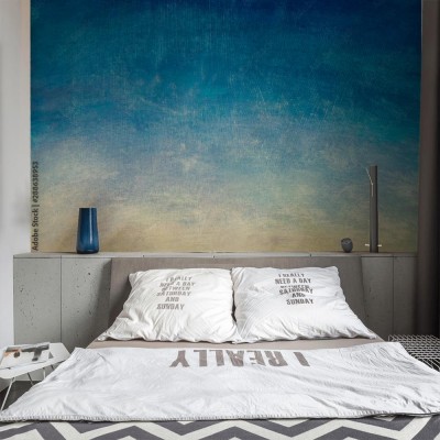 Fototapeta Błękitno żółty gradient nieba