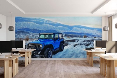 Fototapeta Offroad Dry Falls