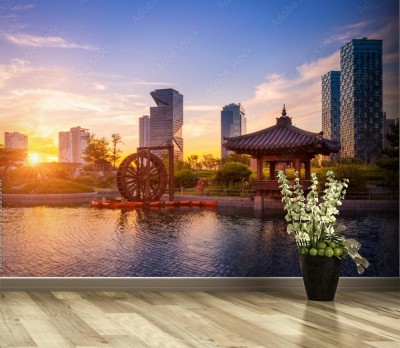 Fototapeta Seul i zachód słońca