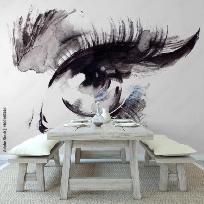 Fototapeta Oko - Malownicza ilustracja artystyczna