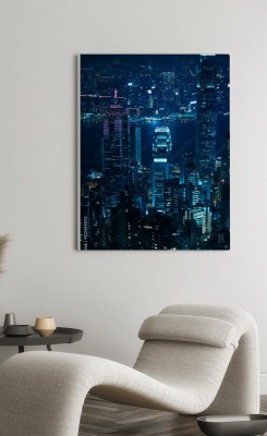 Obraz na płótnie Hong Kong - Miasto nocą