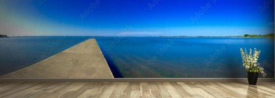 Fototapeta Panorama z widokiem molo