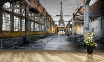 Fototapeta Postapokaliptyczny krajobraz Paryża