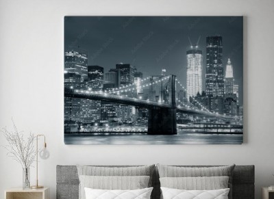 Obraz na płótnie Most Brookliński w Nowym Jorku