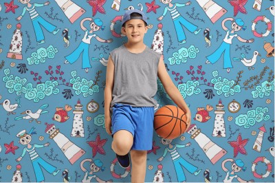 Fototapeta dla dzieci w morskim stylu