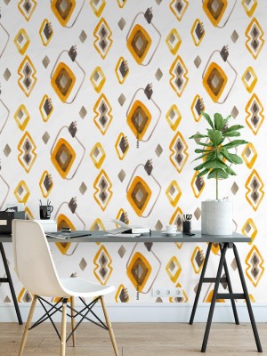 Fototapeta - wzór z rombów w stylu skandynawskim