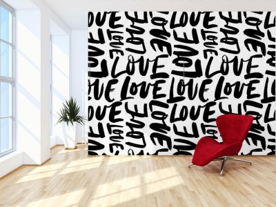 Tapeta z napisem love