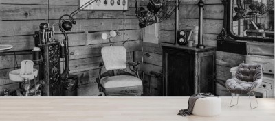 Fototapeta Wnętrze gabinetu dentysty w wersji Retro