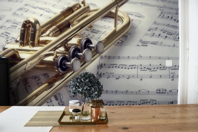 Fototapeta Trąbka na nutyach