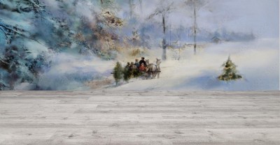 Fototapeta Zima w malarstwie artystycznym