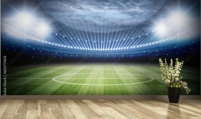 Fototapeta Pusty Stadion Piłki Nożnej