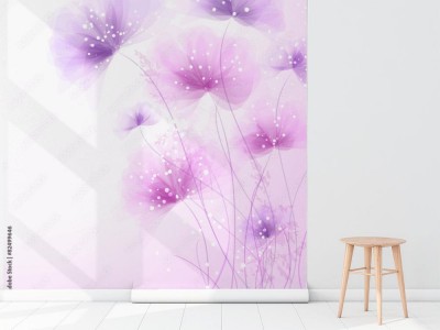 Fototapeta tło z kwiatami