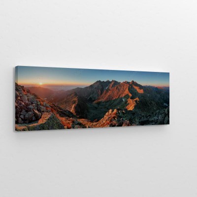 Obrazy do salonu Jesienny krajobraz górskiej panoramy