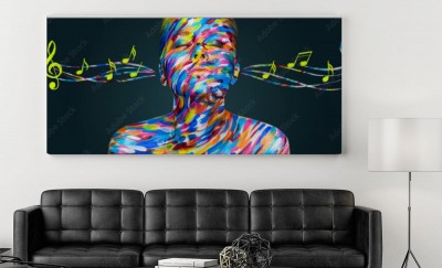 Obraz na płótnie Kobieta w strefie relaksu