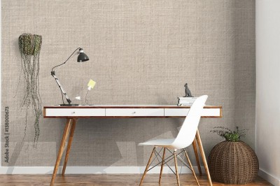 Fototapeta Tło z naturalnej tkaniny lnianej