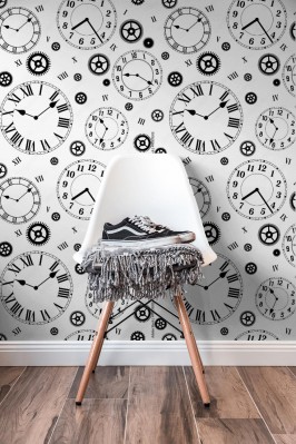 Fototapeta Wzór z zegarami