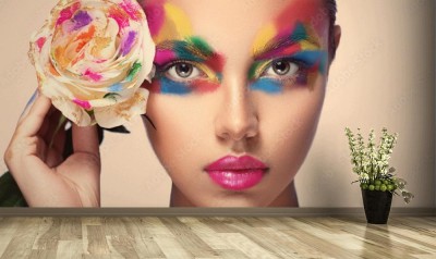 Fototapeta Artystyczny makijaż