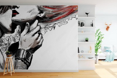 Fototapeta Magnetyzm - krótka historia kreślona pędzlem