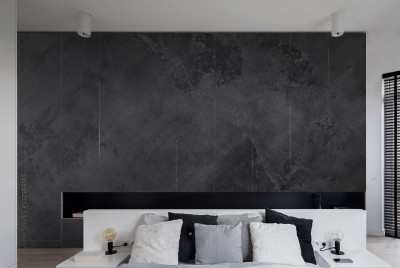 Naklejki na meble w stylu loftowym z ciemnym betonem architektonicznym