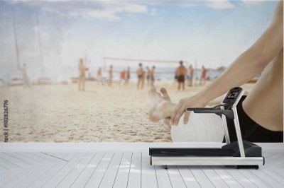 Fototapeta Siatkówka plażowa