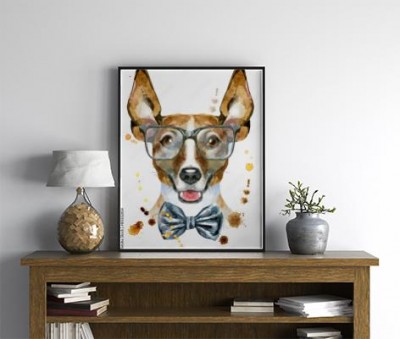 akwarela-portret-jack-russell-terrier-z-muszka-i-w-okularach