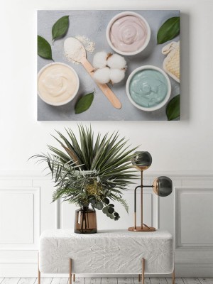 Obraz na płótnie Zestaw masek do pielęgnacji skóry 