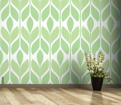 Tapeta Kwiatowy wzór geometryczny