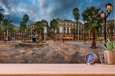 placa-reial-rano-w-barcelonie