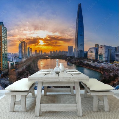 Fototapeta Zmierzch  w mieście