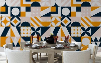 Tapeta Geometryczna abstrakcja 