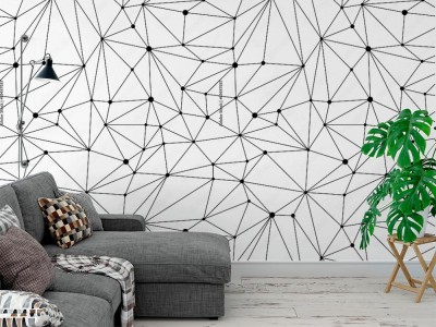 Fototapeta Geometryczny wzór siatki
