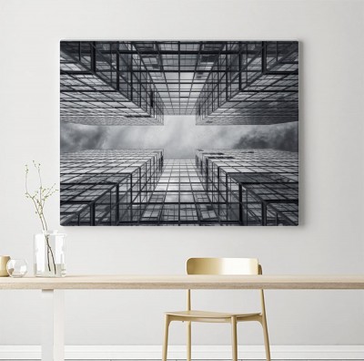 Obraz na płótnie Budynek w żabiej perspektywie