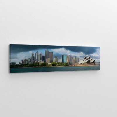 Obrazy do salonu Ciemna chmura górująca nad Sydney
