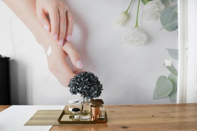 Fototapeta Koncepcja kosmetycznej pielęgnacji ciała