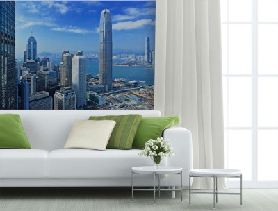 Fototapeta Piękny widok na miasto Hongkong