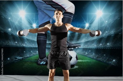 Fototapeta Koncepcja piłki nożnej