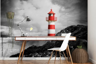 Fototapeta Latarnia Morska - separacja koloru