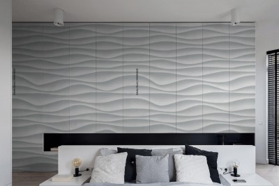 Naklejki na meble fale 3D