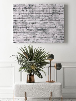 Obraz na płótnie w loftowym stylu z cegłami