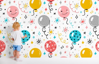 Fototapeta dla dzieci z balonami