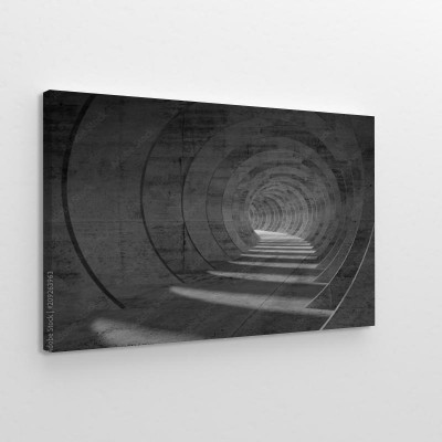 Obraz na płótnie Abstrakcyjny betonowy korytarz