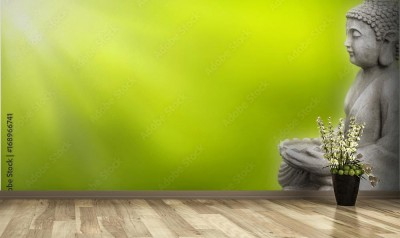 Fototapeta Budda w wiosennym słońcu