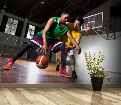 Fototapeta Dwóch koszykarzy